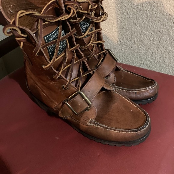 lacing up bean boots